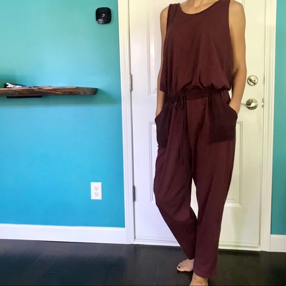 ❌ SOLD Anthropologie Cross Back Jumpsuit - Picture 7 of 8